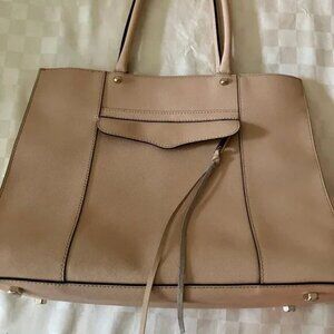 READ DESC Rebecca Minkoff Beige Shoulder Bag Purse Handbag Genuine Leather